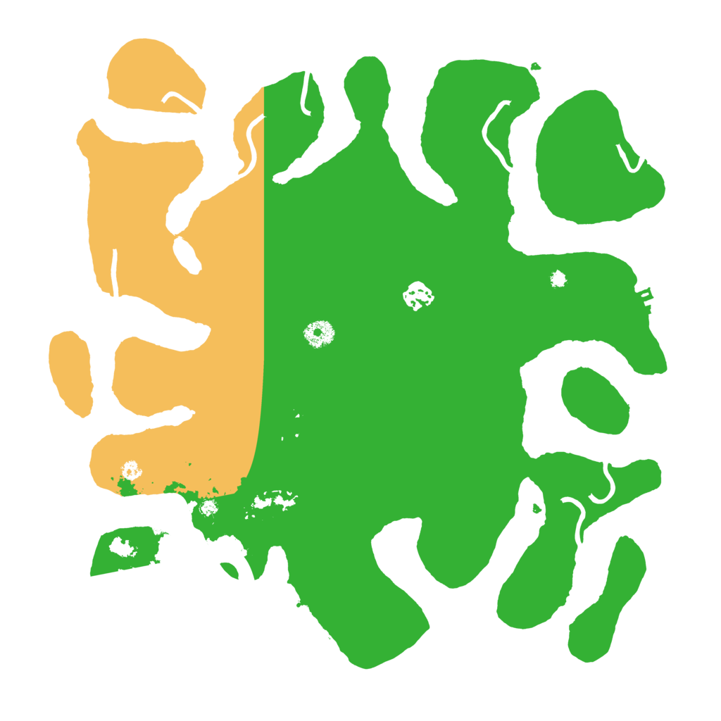 Biome Rust Map: Procedural Map, Size: 3800, Seed: 1965106