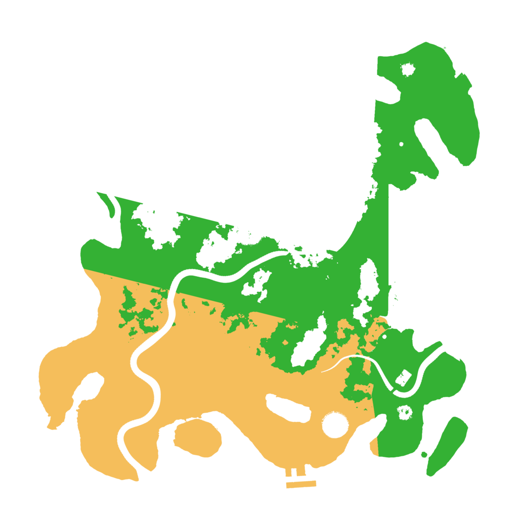 Biome Rust Map: Procedural Map, Size: 3500, Seed: 336721573