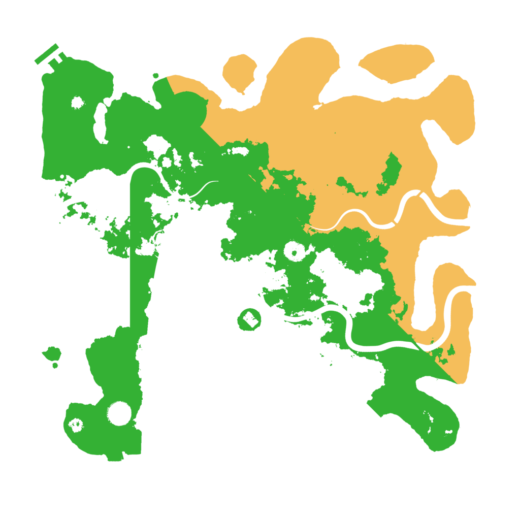 Biome Rust Map: Procedural Map, Size: 3800, Seed: 12534