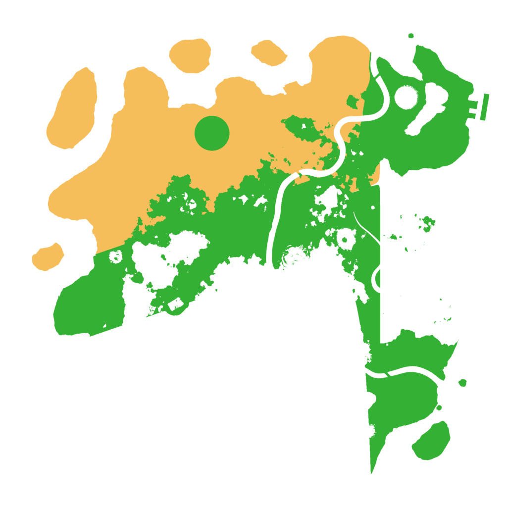 Biome Rust Map: Procedural Map, Size: 3850, Seed: 15472