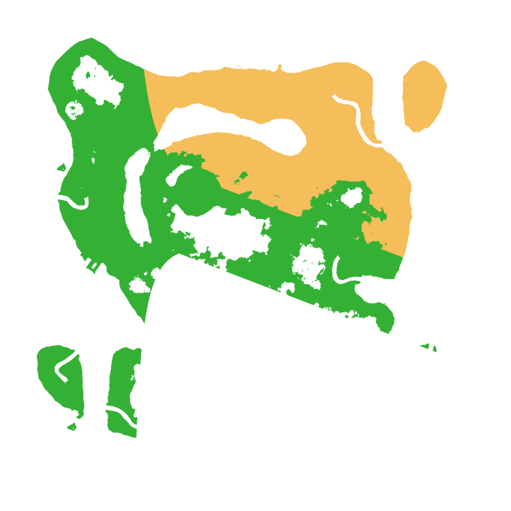 Biome Rust Map: Procedural Map, Size: 3000, Seed: 645980