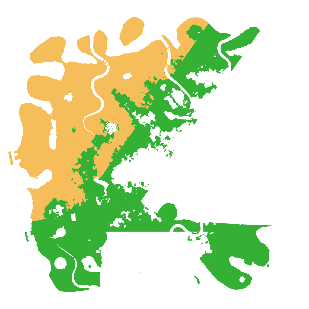 Biome Rust Map: Procedural Map, Size: 4500, Seed: 50312