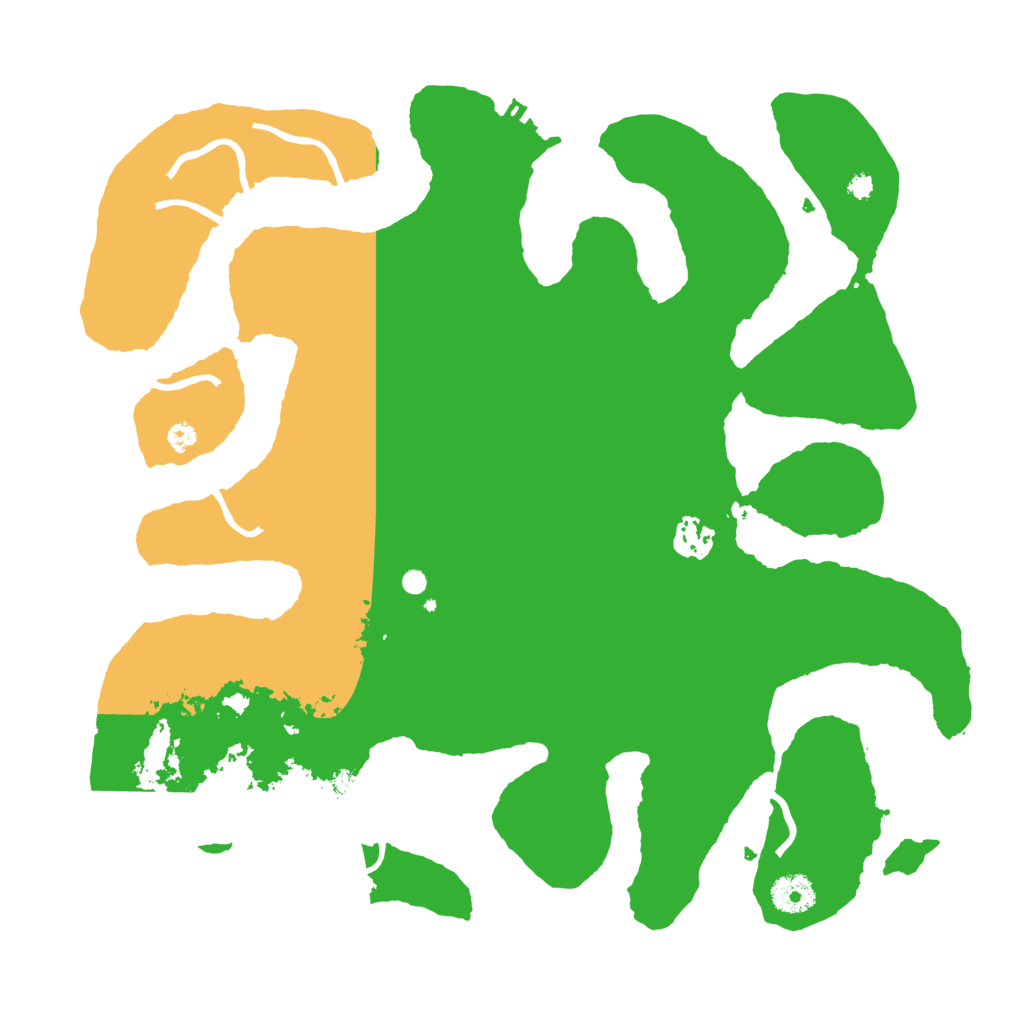 Biome Rust Map: Procedural Map, Size: 3700, Seed: 87878499