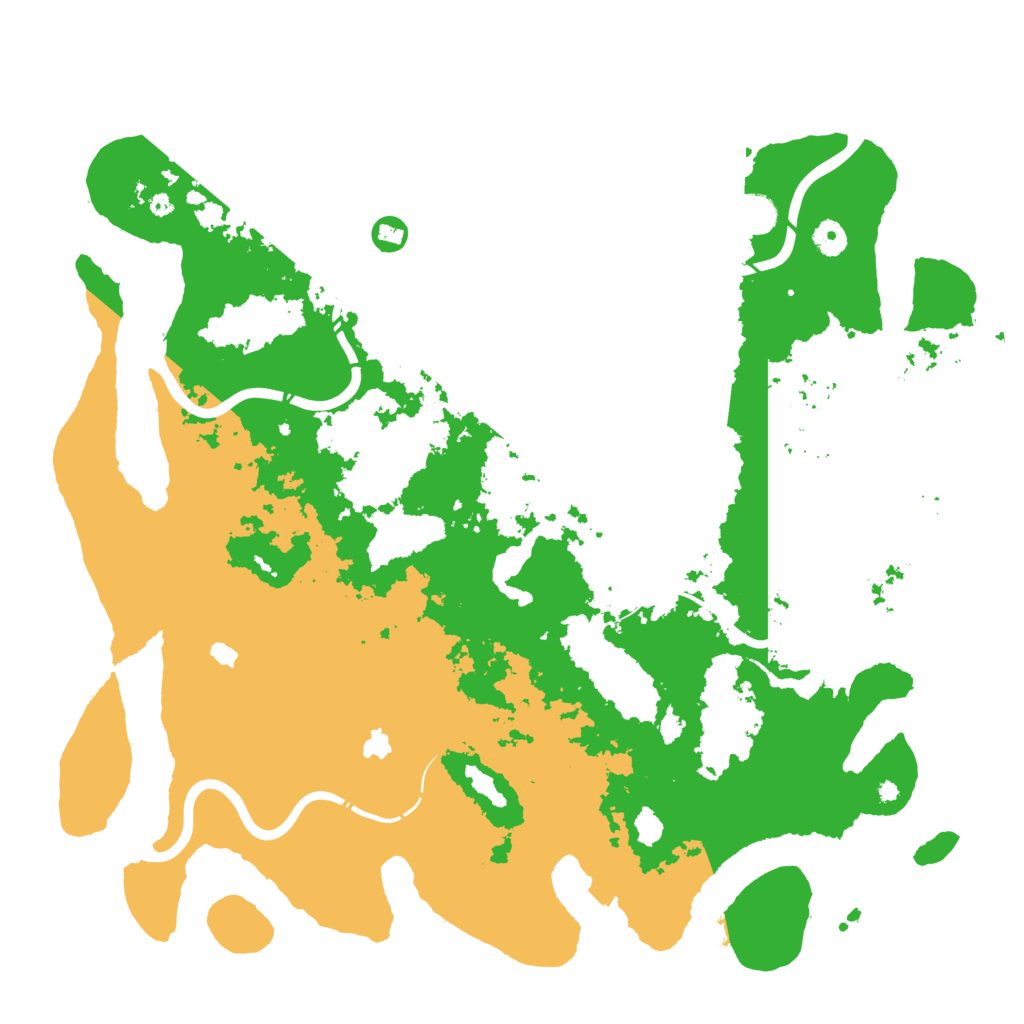 Biome Rust Map: Procedural Map, Size: 4500, Seed: 1538706423