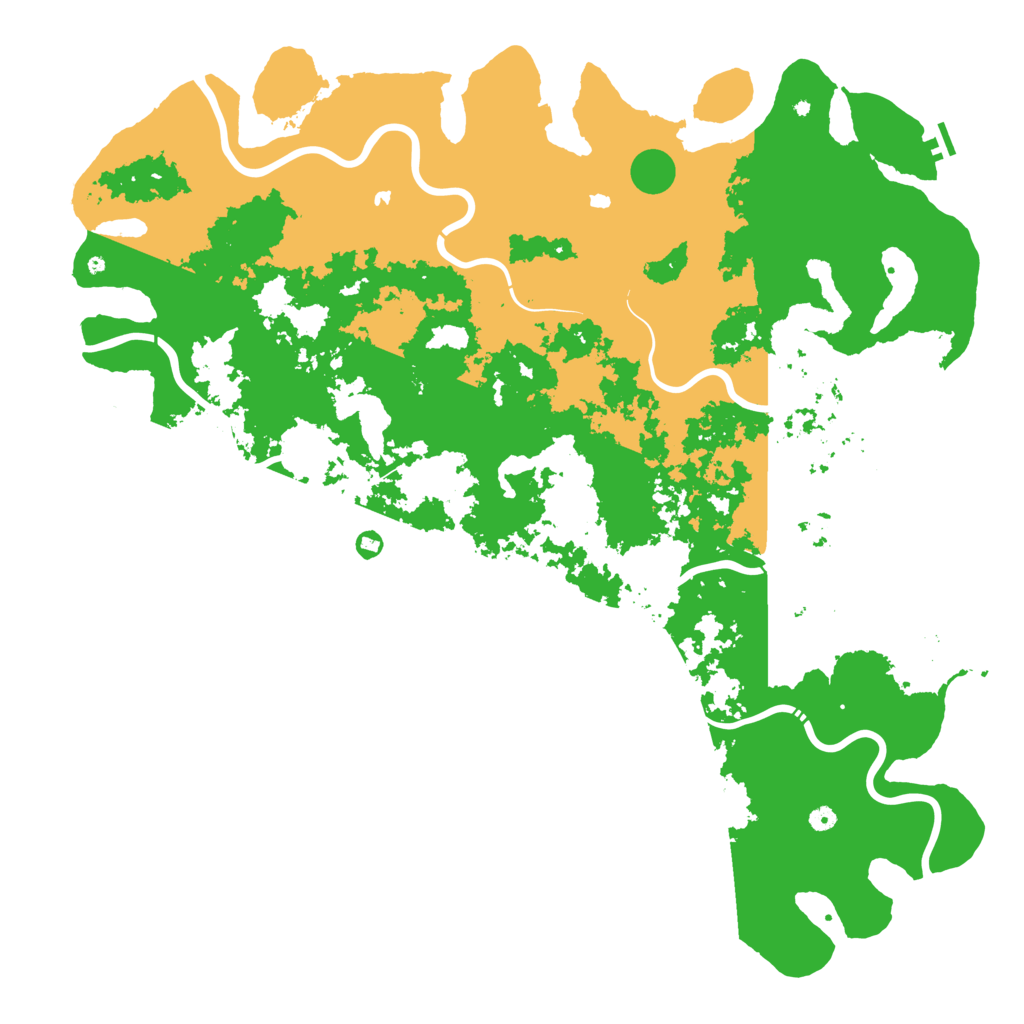 Biome Rust Map: Procedural Map, Size: 6000, Seed: 487412365