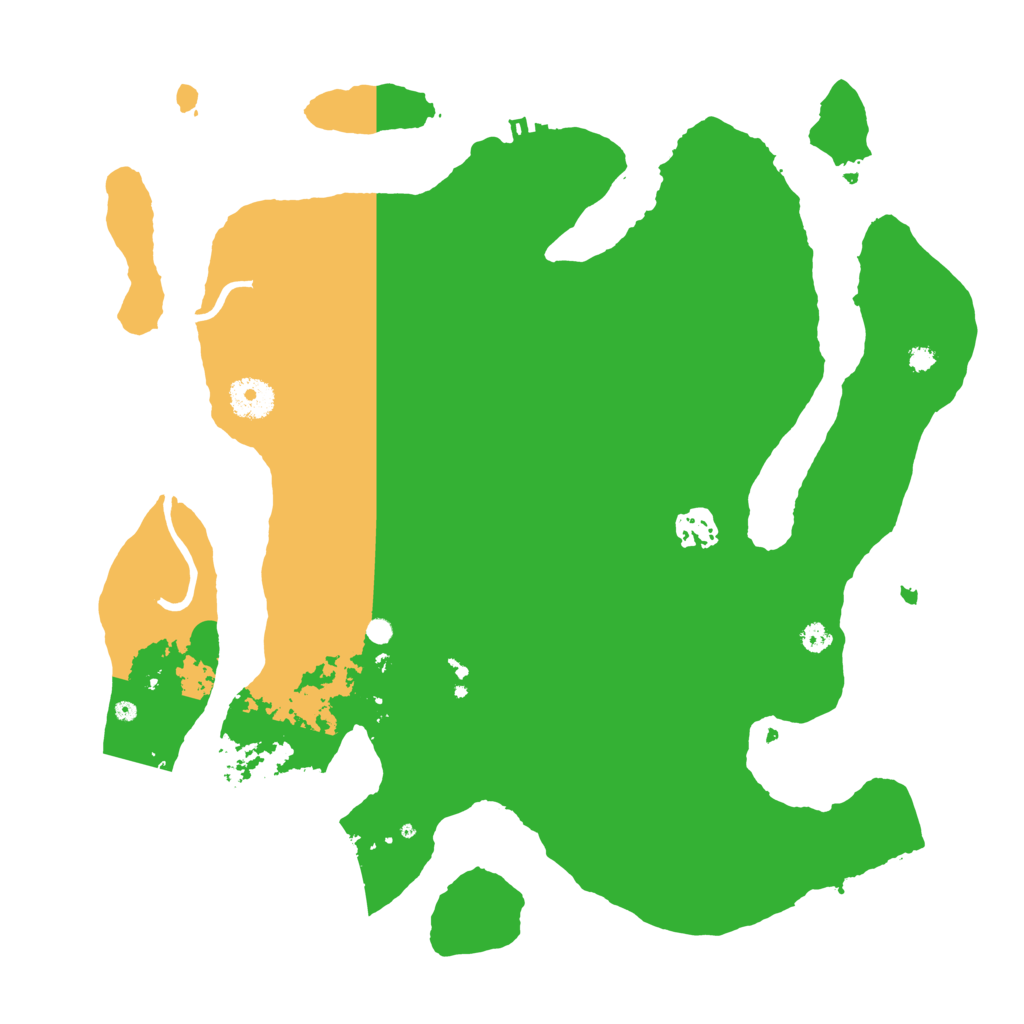 Biome Rust Map: Procedural Map, Size: 3600, Seed: 25660305