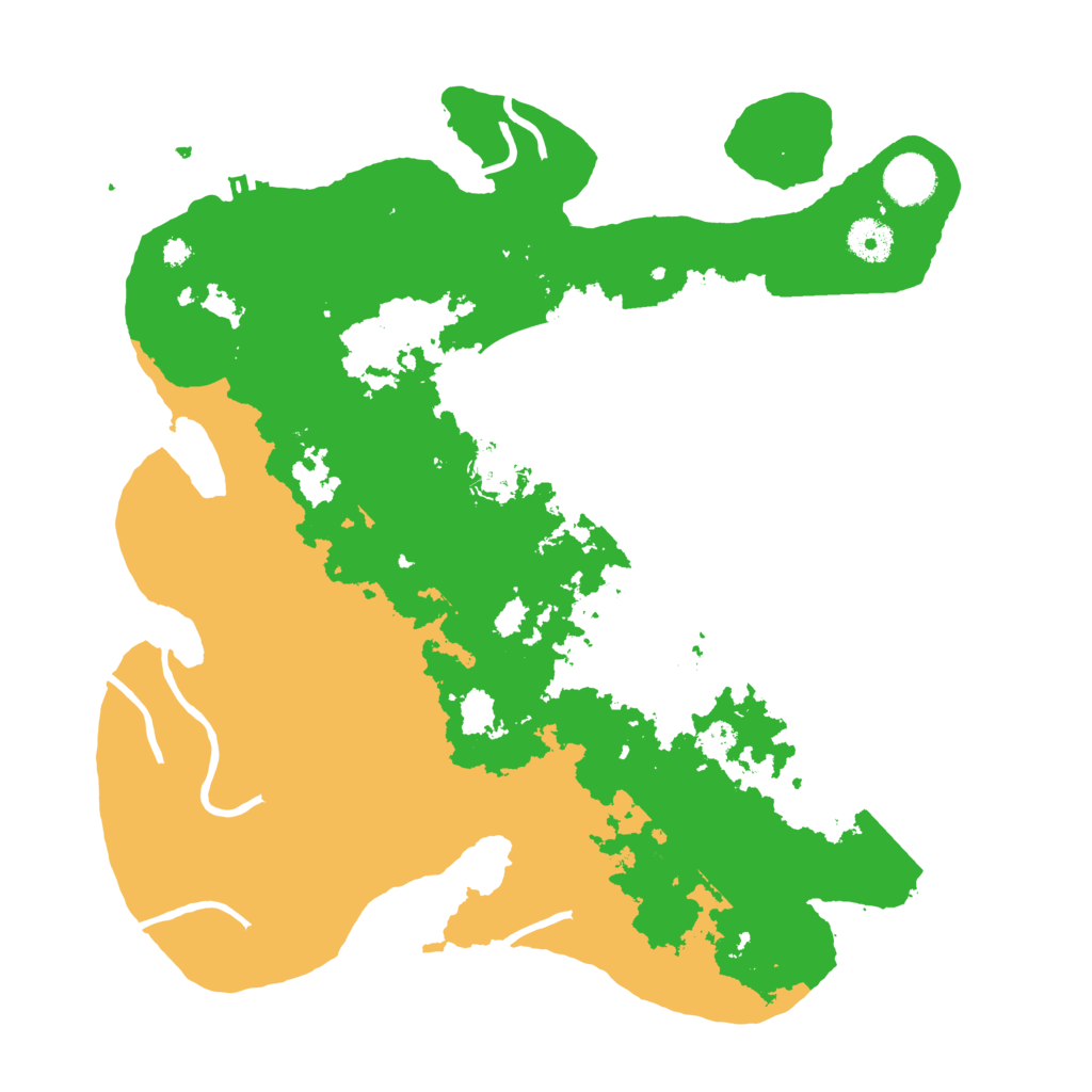 Biome Rust Map: Procedural Map, Size: 3700, Seed: 2034444171