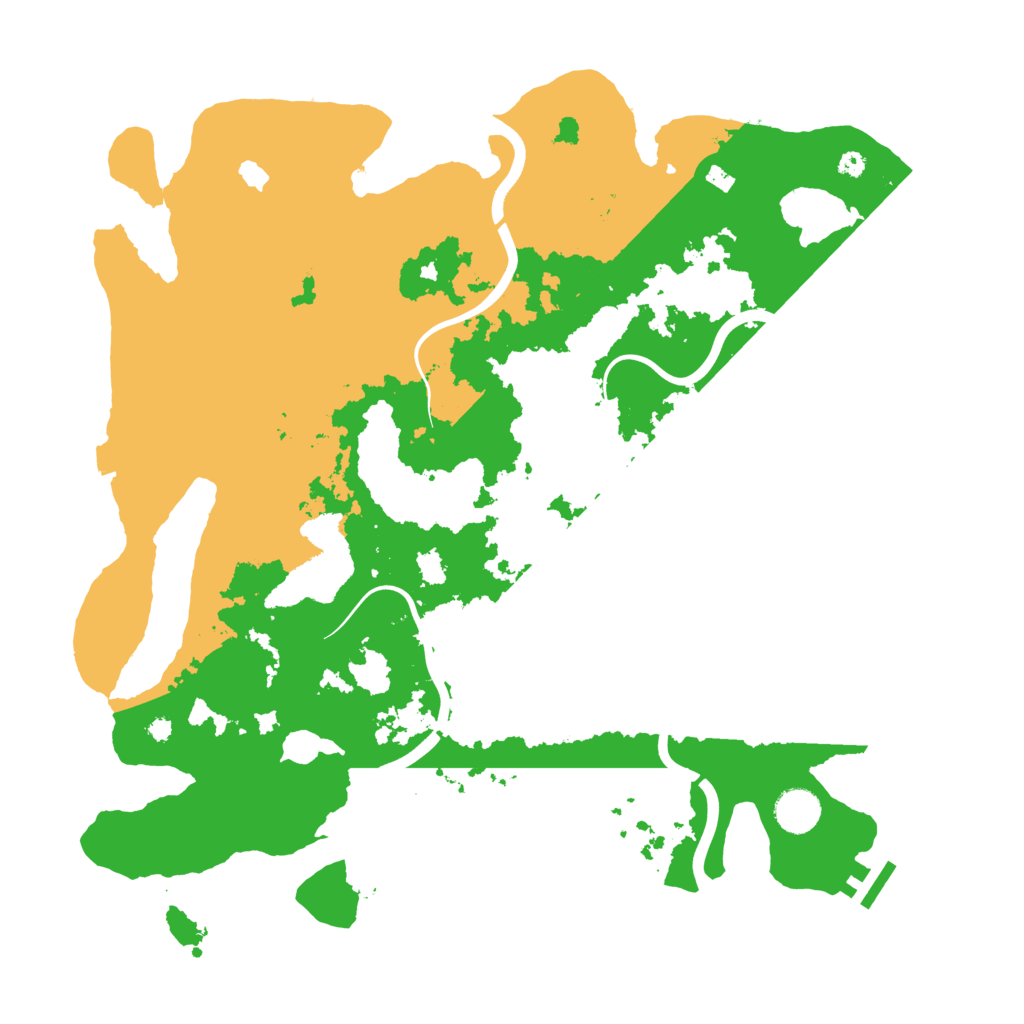 Biome Rust Map: Procedural Map, Size: 4000, Seed: 4770