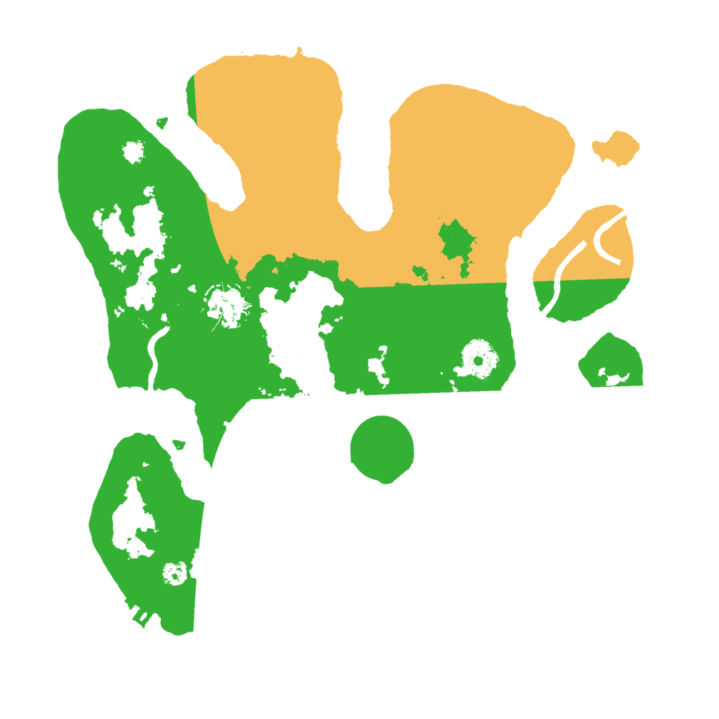 Biome Rust Map: Procedural Map, Size: 3000, Seed: 72532