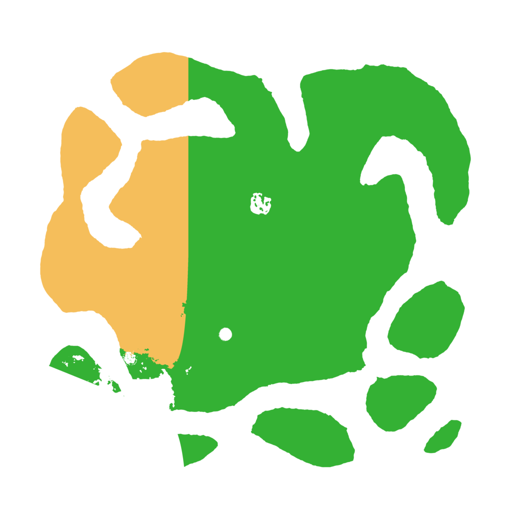 Biome Rust Map: Barren, Size: 3500, Seed: 165663773