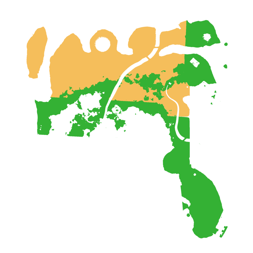 Biome Rust Map: Procedural Map, Size: 3000, Seed: 354829