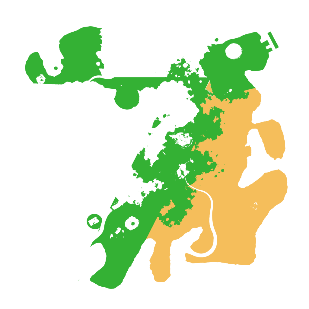 Biome Rust Map: Procedural Map, Size: 3500, Seed: 1908957497
