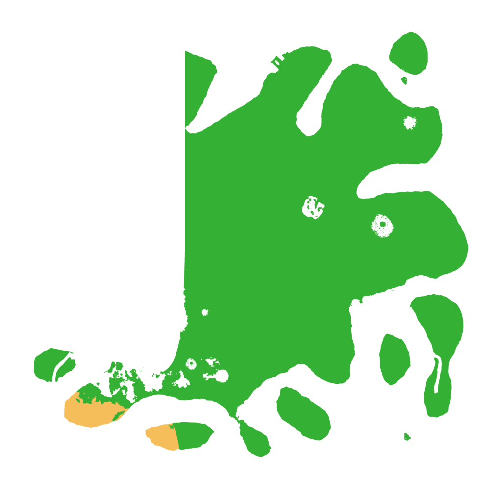 Biome Rust Map: Procedural Map, Size: 3500, Seed: 16673