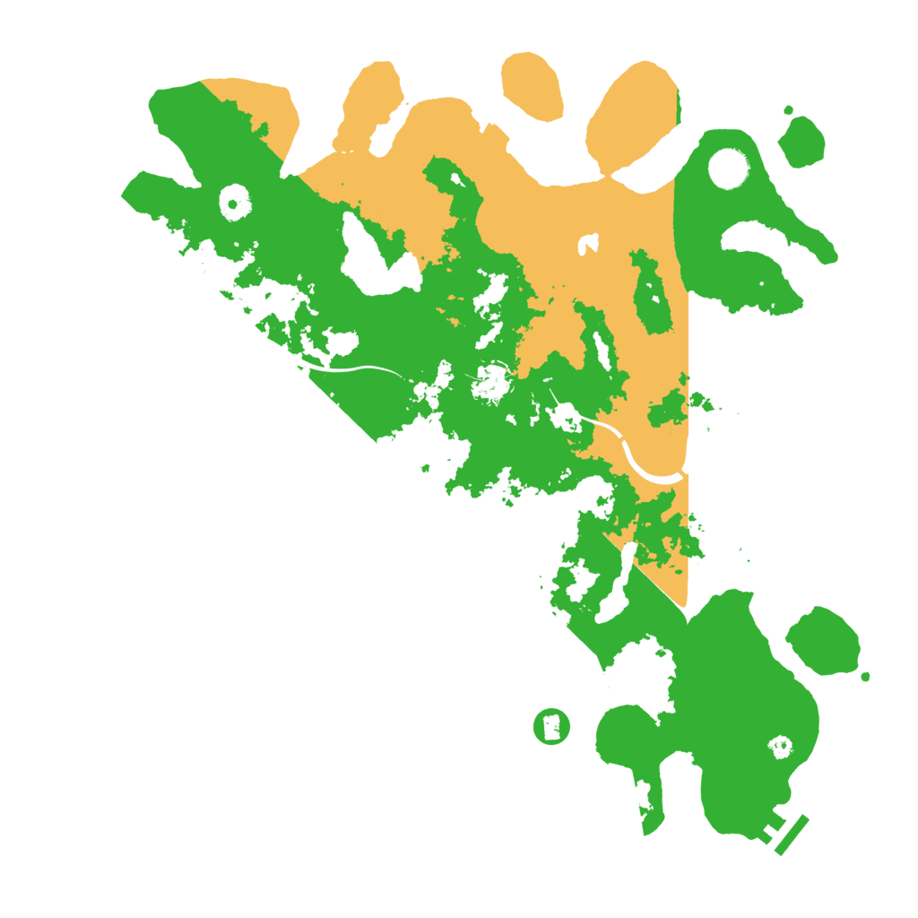 Biome Rust Map: Procedural Map, Size: 4000, Seed: 45611234