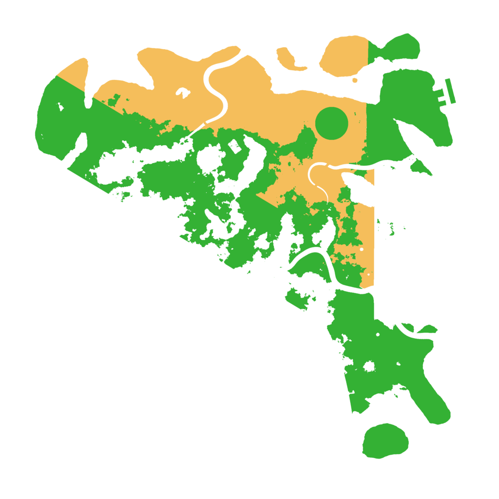 Biome Rust Map: Procedural Map, Size: 4000, Seed: 114884875