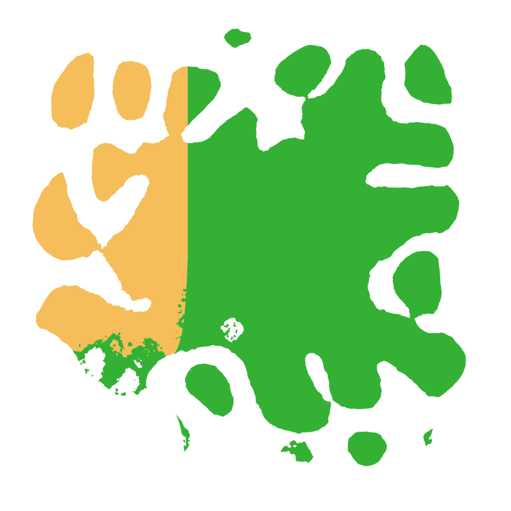 Biome Rust Map: Barren, Size: 3500, Seed: 65026955