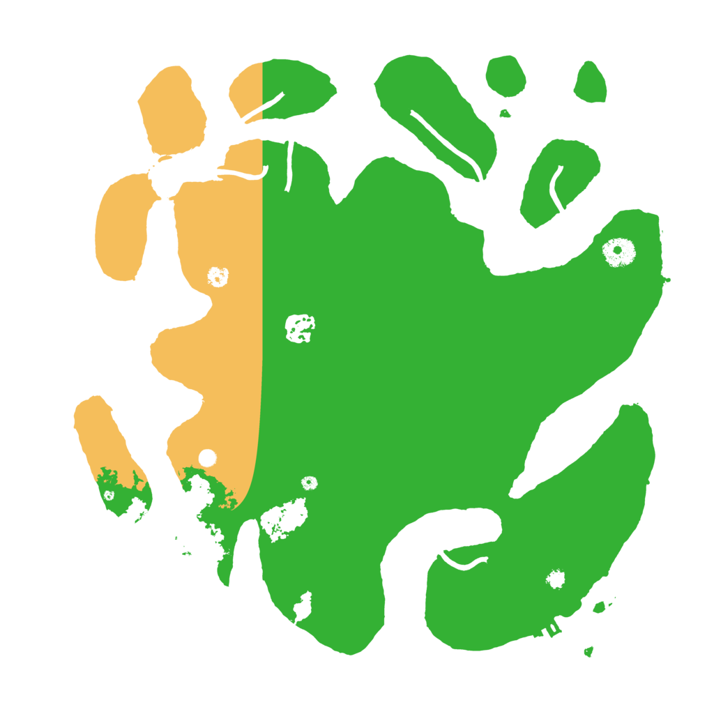 Biome Rust Map: Procedural Map, Size: 3500, Seed: 410023277