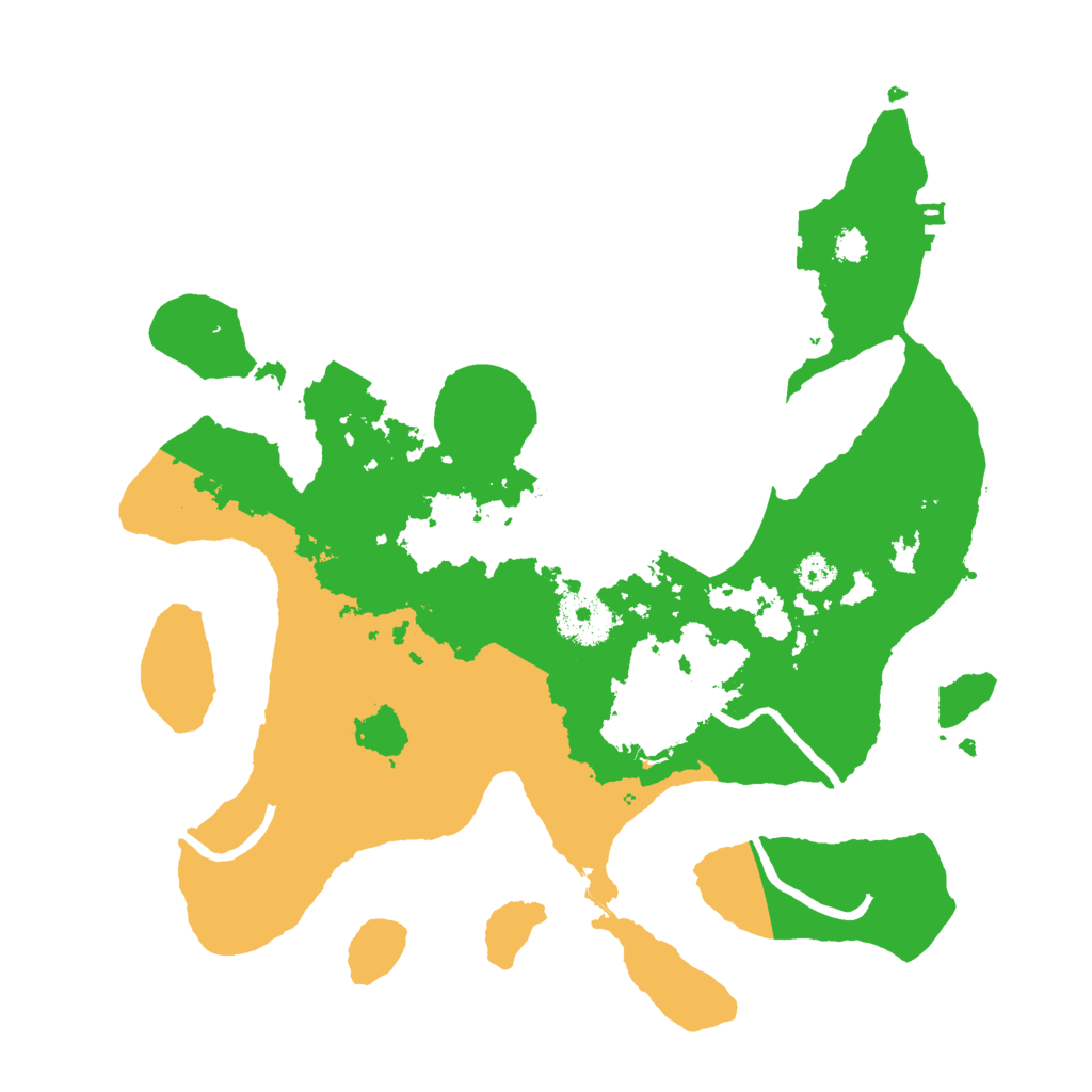 Biome Rust Map: Procedural Map, Size: 3000, Seed: 240684