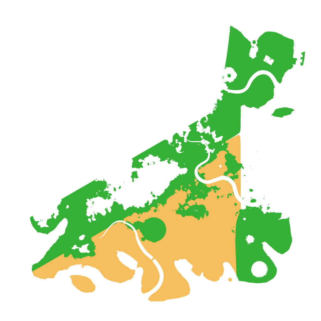 Biome Rust Map: Procedural Map, Size: 3500, Seed: 975326274