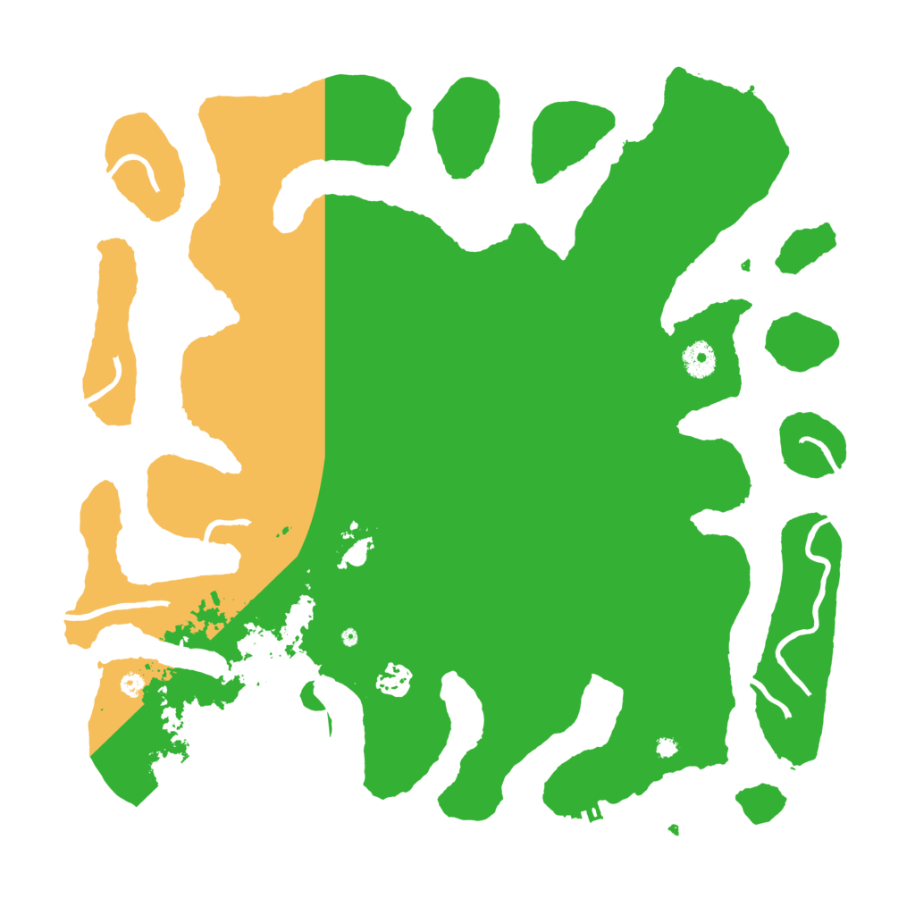 Biome Rust Map: Procedural Map, Size: 4000, Seed: 5210