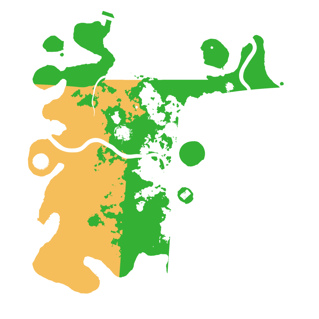 Biome Rust Map: Procedural Map, Size: 3500, Seed: 5152333