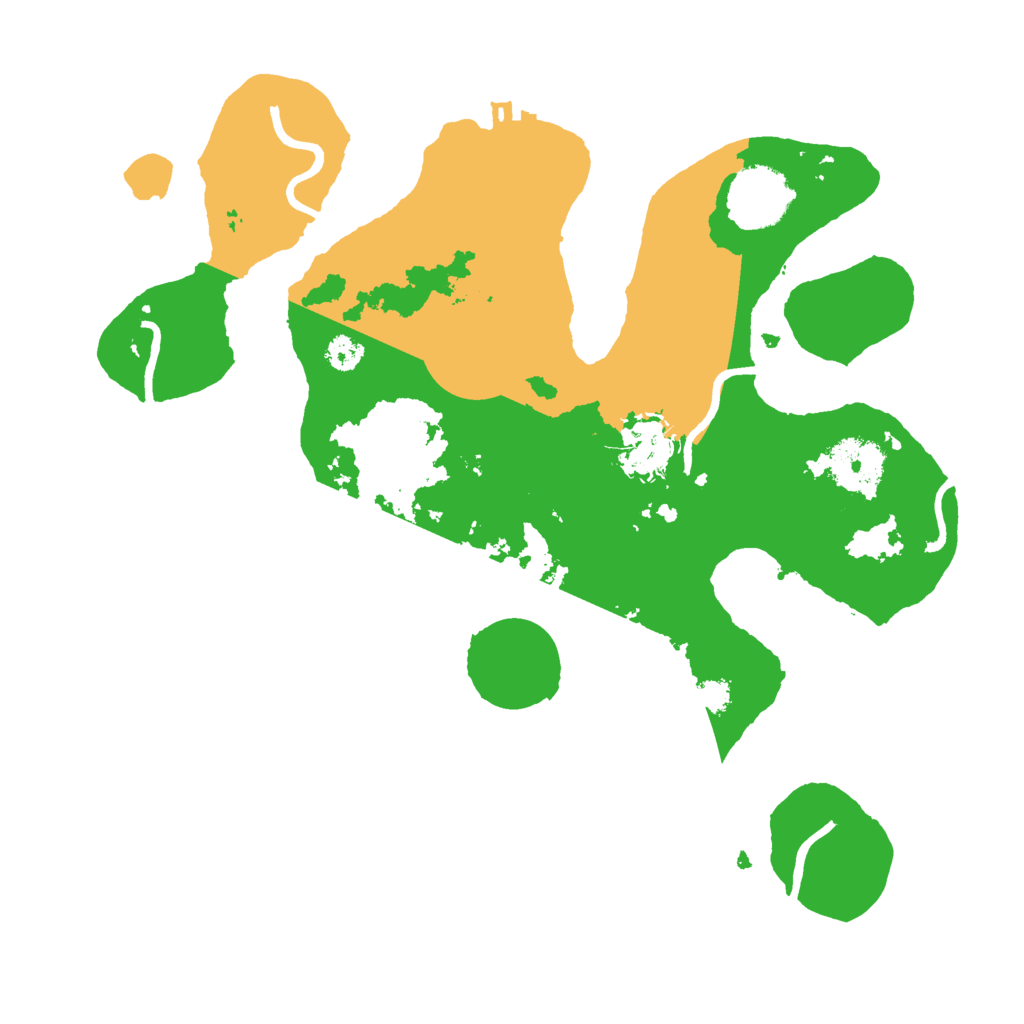 Biome Rust Map: Procedural Map, Size: 3000, Seed: 32342