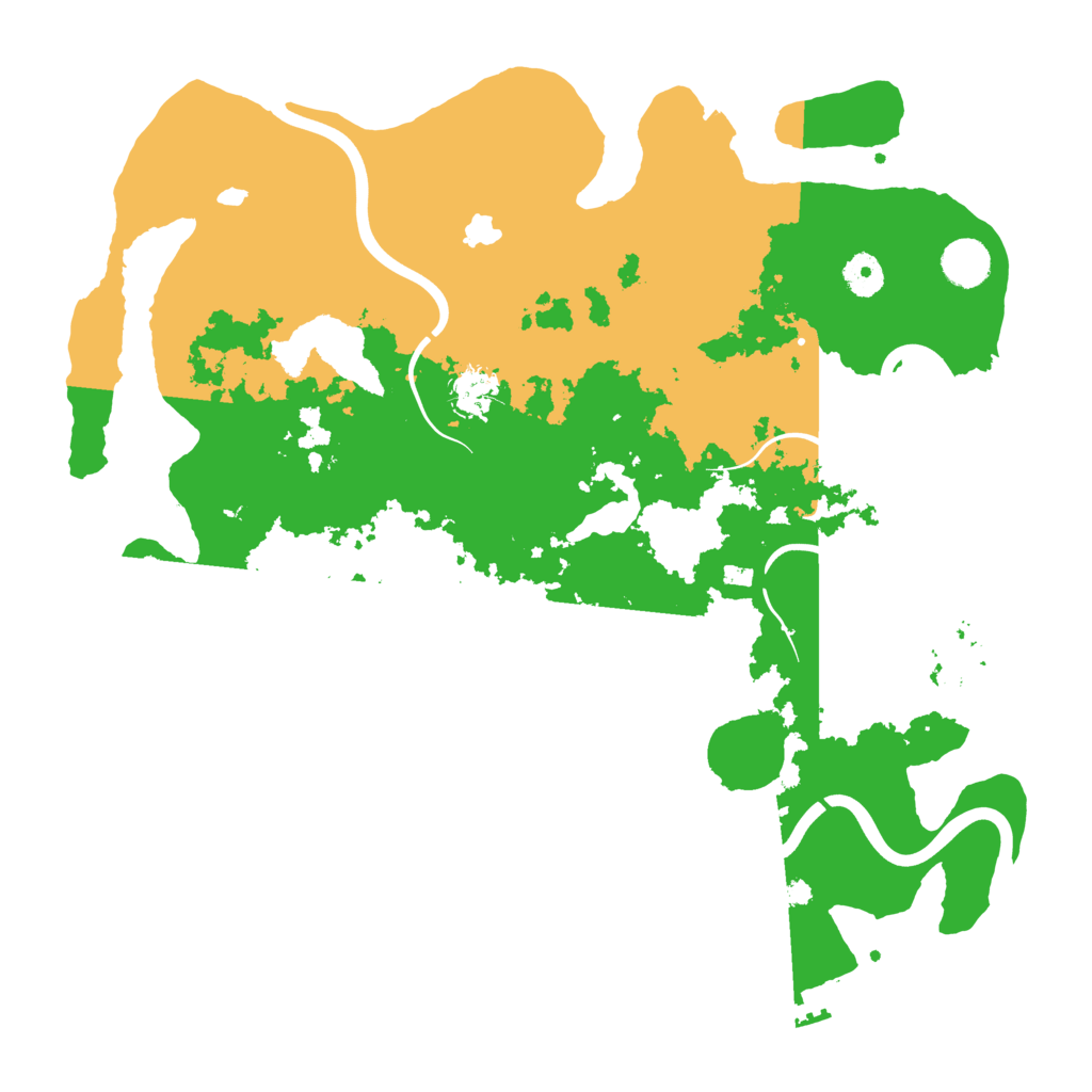 Biome Rust Map: Procedural Map, Size: 4000, Seed: 1871212495