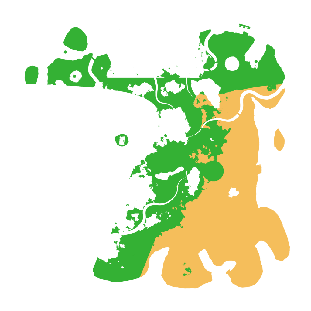 Biome Rust Map: Procedural Map, Size: 4000, Seed: 128014