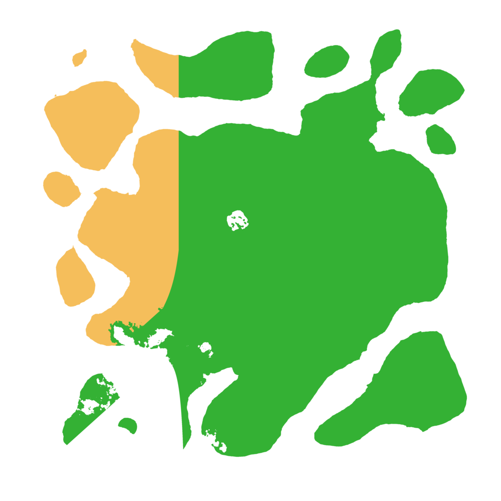 Biome Rust Map: Barren, Size: 3700, Seed: 810968093