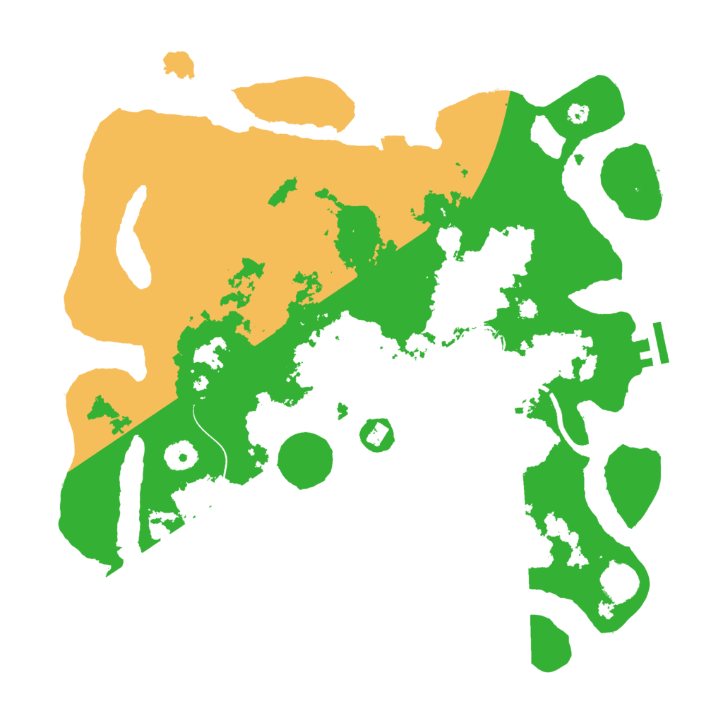 Biome Rust Map: Procedural Map, Size: 3500, Seed: 873