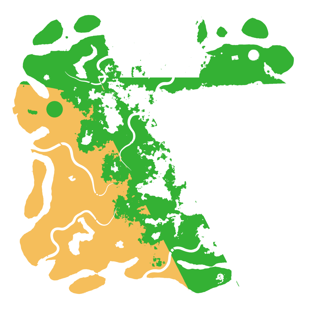 Biome Rust Map: Procedural Map, Size: 5000, Seed: 827123