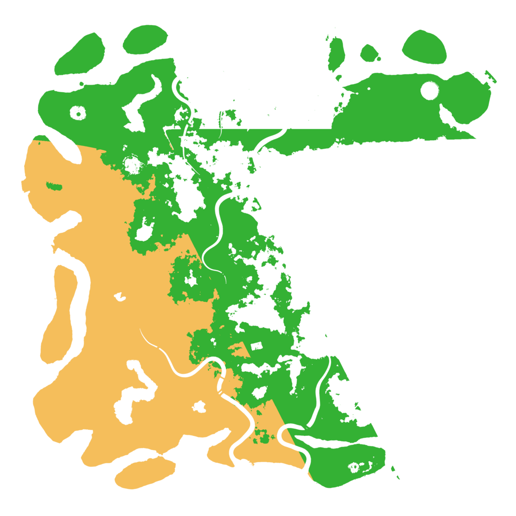 Biome Rust Map: Procedural Map, Size: 5000, Seed: 827123
