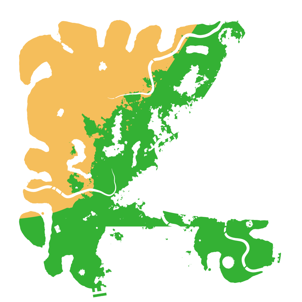 Biome Rust Map: Procedural Map, Size: 4500, Seed: 100019