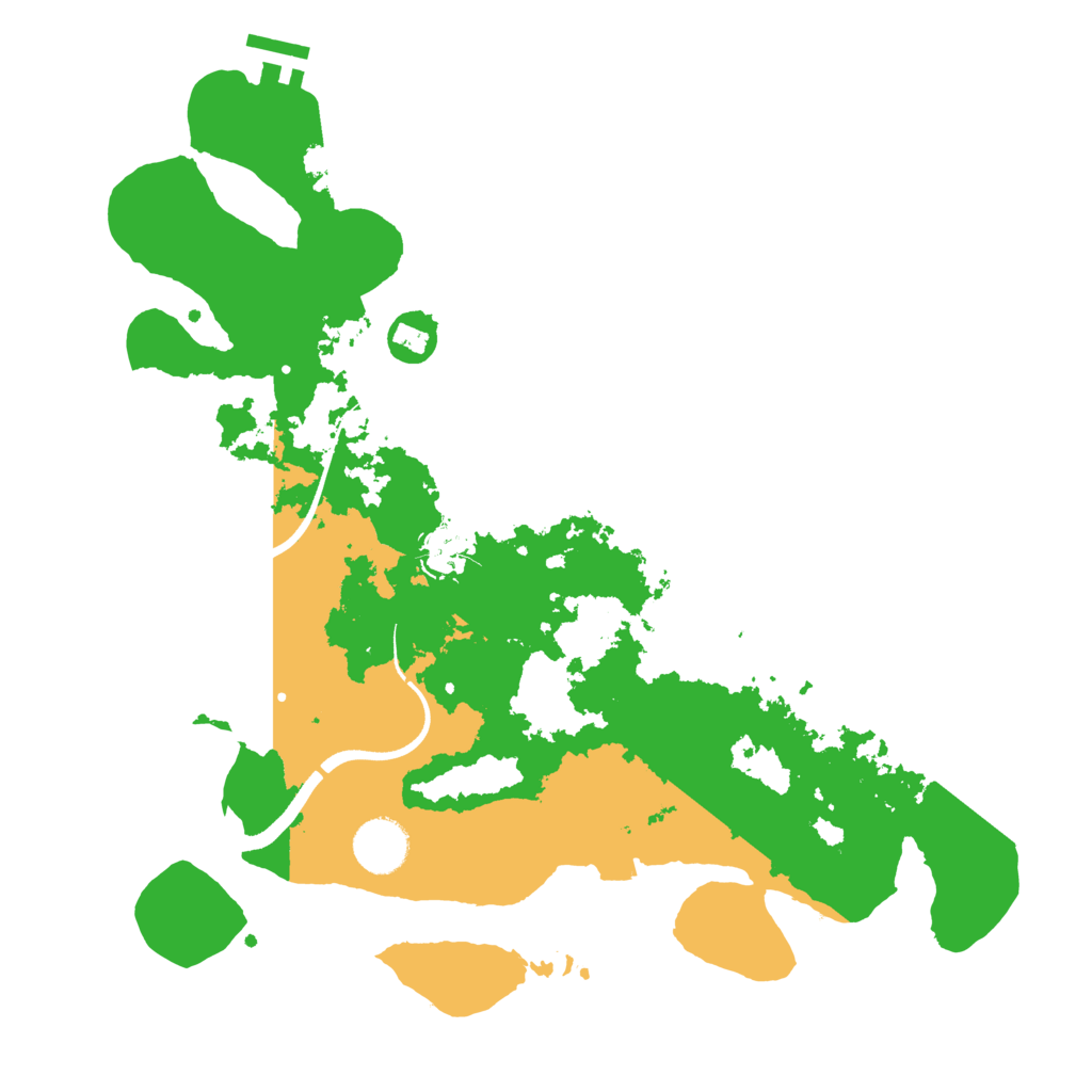 Biome Rust Map: Procedural Map, Size: 3500, Seed: 1405565591