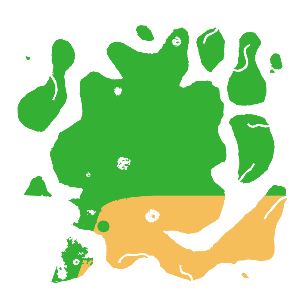 Biome Rust Map: Procedural Map, Size: 3500, Seed: 226553196