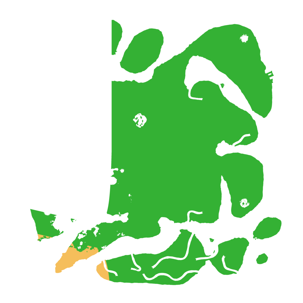 Biome Rust Map: Procedural Map, Size: 3500, Seed: 203