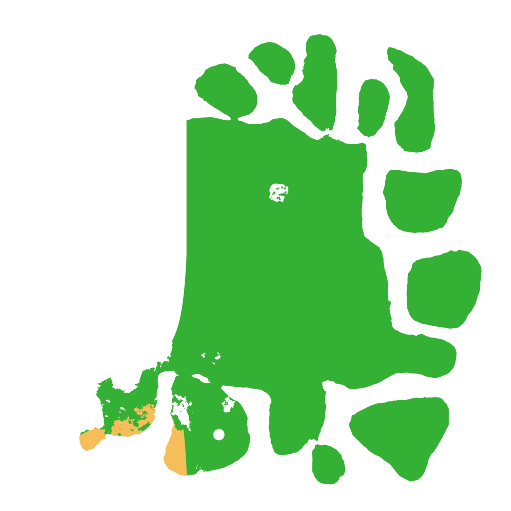 Biome Rust Map: Barren, Size: 4000, Seed: 5199