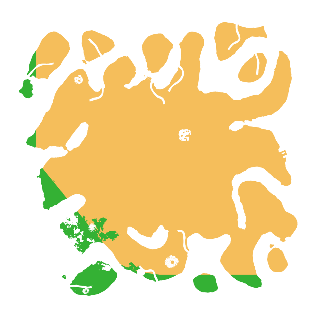 Biome Rust Map: Procedural Map, Size: 3800, Seed: 90312