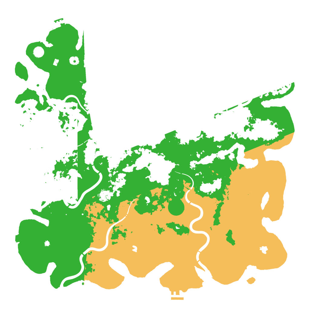 Biome Rust Map: Procedural Map, Size: 5000, Seed: 2114200120