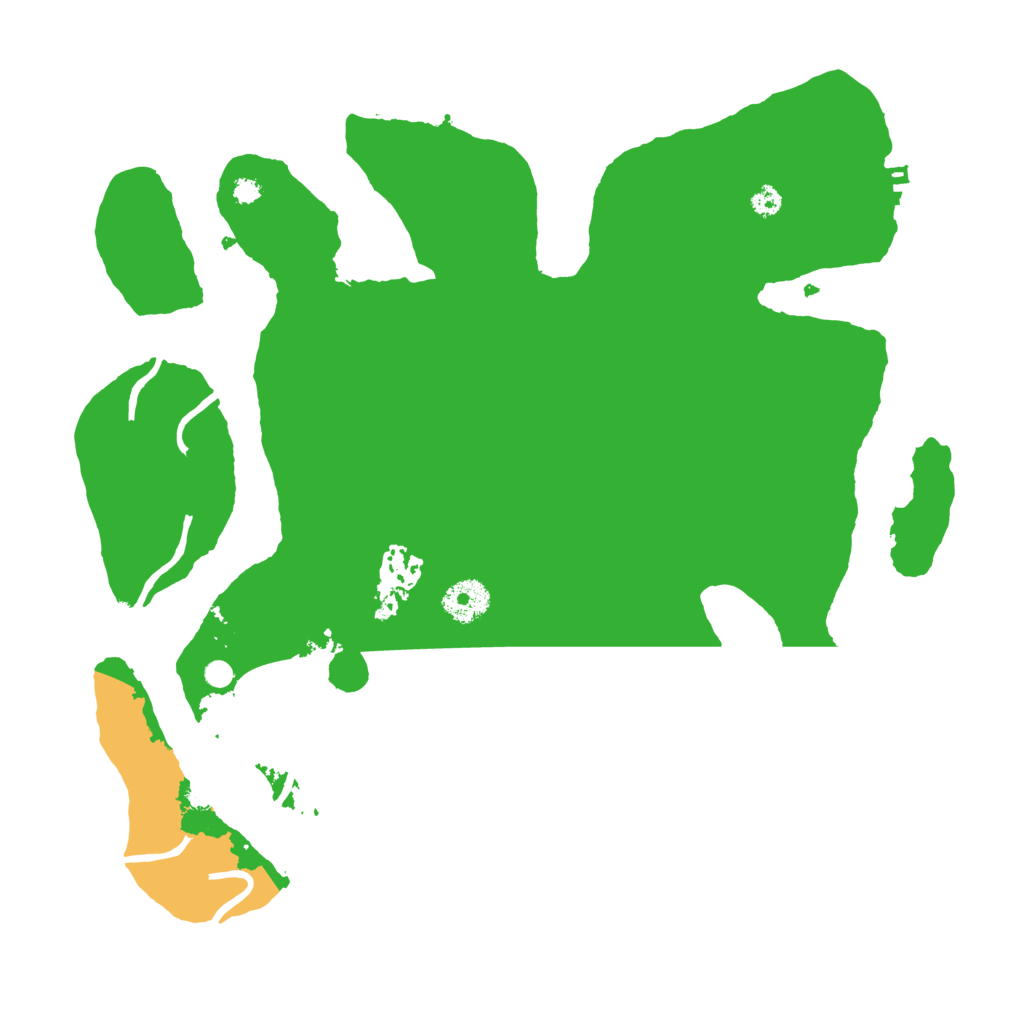 Biome Rust Map: Procedural Map, Size: 3500, Seed: 224053315