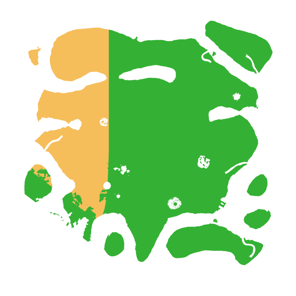 Biome Rust Map: Procedural Map, Size: 3500, Seed: 34455681