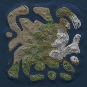 Thumbnail Rust Map: Procedural Map, Size: 4000, Seed: 1071987, 16 Monuments