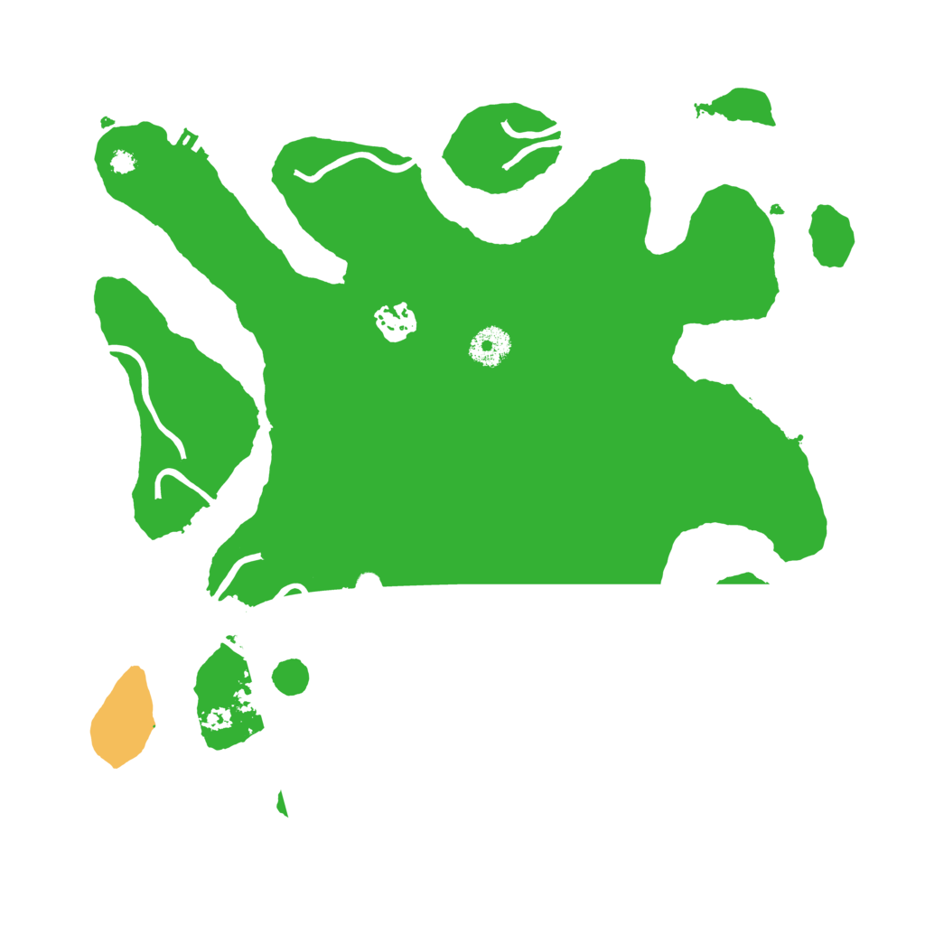 Biome Rust Map: Procedural Map, Size: 3500, Seed: 5501