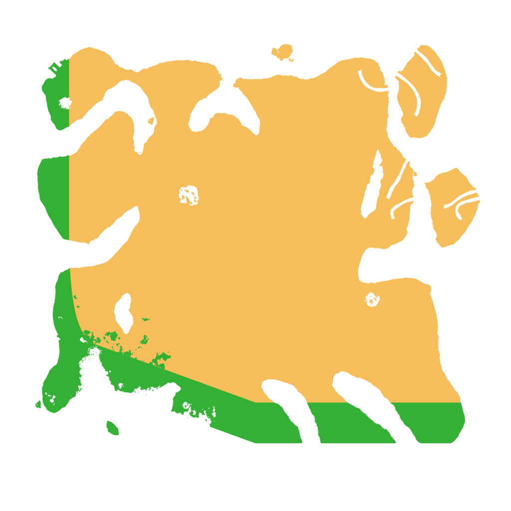 Biome Rust Map: Procedural Map, Size: 3700, Seed: 536385910