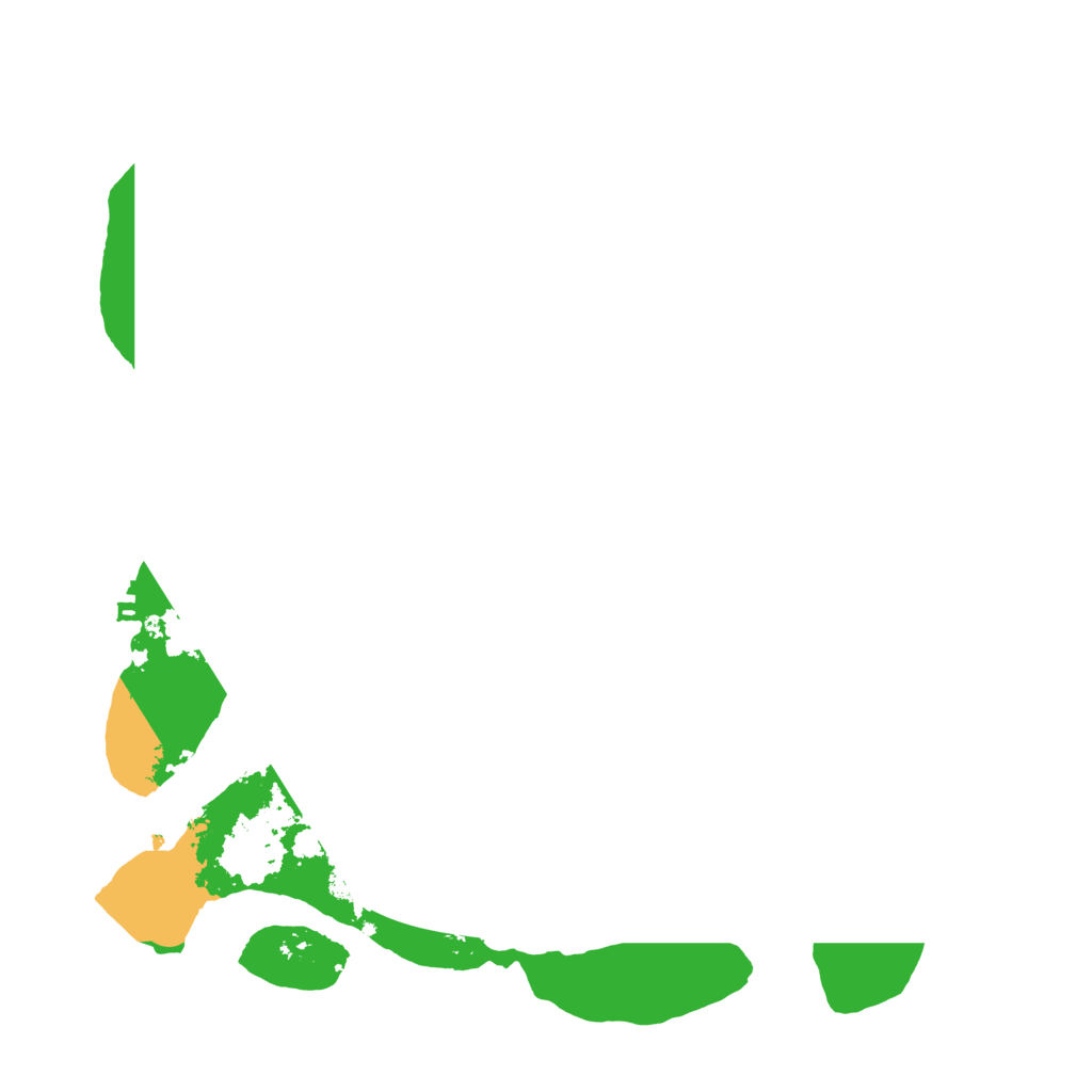 Biome Rust Map: Procedural Map, Size: 3500, Seed: 2055797687