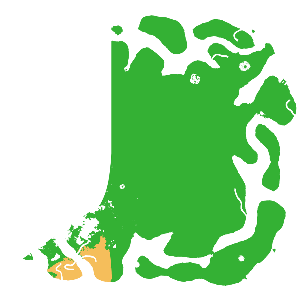 Biome Rust Map: Procedural Map, Size: 4500, Seed: 789325