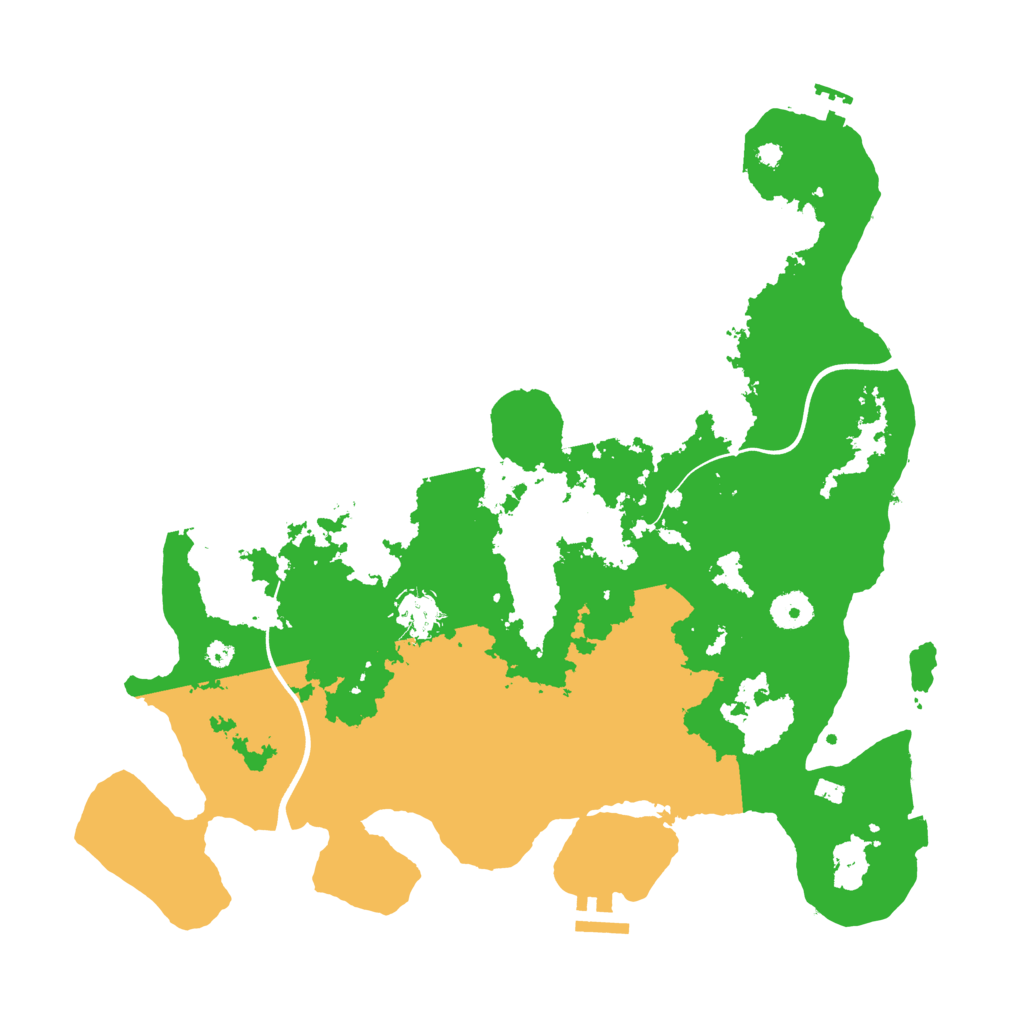 Biome Rust Map: Procedural Map, Size: 3850, Seed: 878865000