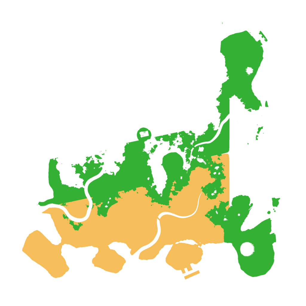Biome Rust Map: Procedural Map, Size: 3850, Seed: 878865000