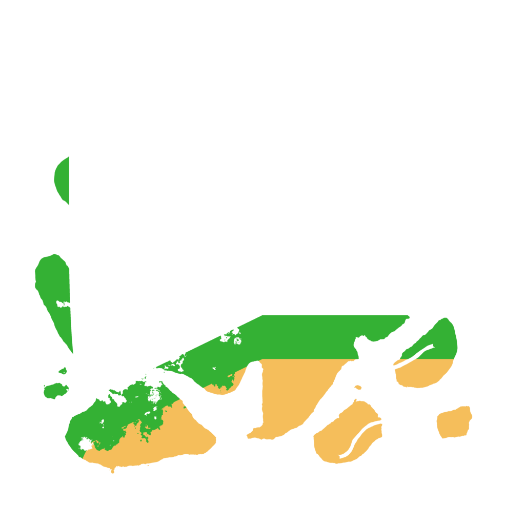 Biome Rust Map: Procedural Map, Size: 3500, Seed: 70371066