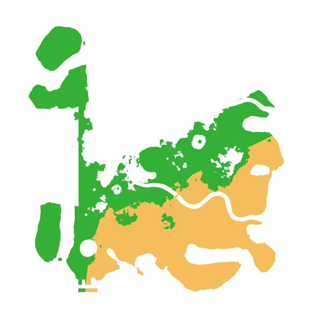 Biome Rust Map: Procedural Map, Size: 3300, Seed: 1913121981